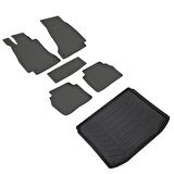 Mercedes C W204 4D Paspas ve Plastik Setli 3D Bagaj 2007 2013
