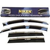 Opel Insignia Niken Kromlu Cam Rüzgarlığı 4lü Set 2017 ve Üstü