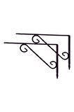 Ferforje Raf Altı Metal L Ayak - 20x15 Cm (2 Adet)