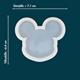 SİLİKON KALIP 2 BOYUTLU MİCKEY MOUSE FİGÜR TAŞ TOZU EPOKSİ REÇİNE KALIP