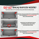 Opel Crossland X Ferrous 4D Paspas ve ÜST Kademe İçin 3D Bagaj Havuzu 2017 ve Üstü