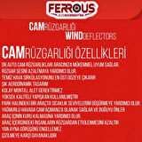 Lada Samara Ferrous Cam Rüzgarlığı 4lü Set