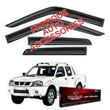 Nissan Navara Ferrous Cam Rüzgarlığı 4lü 2001 2004
