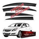 Opel Corsa D Ferrous Cam Rüzgarlığı 4lü 2007 2014
