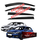 Peugeot 308 Ferrous Cam Rüzgarlığı 4lü 2014 2021