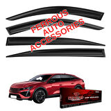 Peugeot 408 Ferrous Cam Rüzgarlığı 4lü 2023 ve Üstü