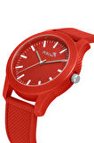 Silikon Kordon Unisex Bay-Kadın Spor Kol Saati Kırmızı Renk PL-1510B3x