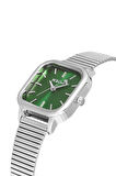 Vintage  Kadın Kol Saati Renk Gümüş Yeşil PL-1505B6x