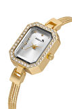 Hasır Metal Kordon Kadın Kol Saati Gold Renk PL-1545B1x
