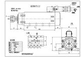 2,2 kw 24000 Rpm Spindle Motor ER20 220V