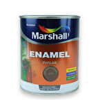 Marshall Enamel Parlak Ahşap Metal Boyası Koyu Kahve 2,5 L
