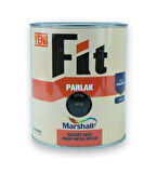 Marshall Fit Parlak Ahşap Metal Boyası Siyah 2,5 L
