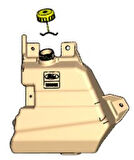 Ford Truck Cam Yikama Su Deposu Komple - Ford Cargo / 1850 F-Max Euro 6 - Orj-Fo Jc4617618ab