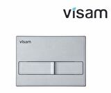 Visam Hela Taşı İçin Gömme Rezervuar 111.001 + Karina Mat Krom Kumanda Paneli 226.001 VSM.SETGR111.226.001