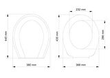 Visam İris Thermoplast Alttan Sıkmalı Klozet Kapağı 525-001