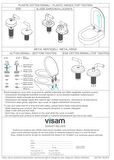 Visam İris Thermoplast Alttan Sıkmalı Klozet Kapağı 525-001