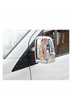 Mercedes Sprinter W906 Uyumlu Krom Ayna Kapağı 2 Parça 2006-2018 Paslanmaz Çelik