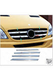 Mercedes Sprinter W906 Krom Ön Panjur 4 Prç. 2006-2013 P.çelik