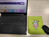 Prenses Kedi Desenli Bilek Destekli Dikdörtgen Mousepad