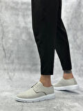ET0003 Bağcıklı Klasik Spor Keten Beyaz Taban Casual Erkek Ayakkabı