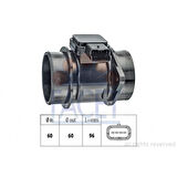 Psa Hava Debimetresi 207 107 206 206 + Plus -Bipper Nemo C2 C3 Fiesta 1.4hdi Fiesta 04>08 Fusıon 04>12 - Facet 10.1301