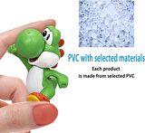Süper Mario Aksiyon Karakter Figür Oyuncak Seti Süper Mario Prenses Peach & Dinozor Yoshi Bir Arada