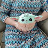İthal Ürün Kürklü Kumaş Baby Yoda Star Wars Mandalorian Bebek Yoda Figür Peluş Oyuncak 20 cm.