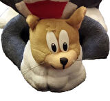 İthal Kumaş Gerçek Görünümlü Tom & Jerry Karakter Figür Peluş Oyuncak Uyku & Oyun Arkadaşı Büyük Boy