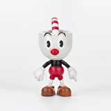 Fincan Kafalar Cuphead Mugman Ms. Chalice Devil King Dice Elder Kettle 6’lı Oyuncak Karakter Seti