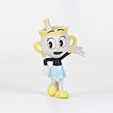 Fincan Kafalar Cuphead Mugman Ms. Chalice Devil King Dice Elder Kettle 6’lı Oyuncak Karakter Seti