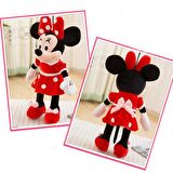 Miki Fare Mickey Mouse Minnie Mouse Figür Peluş Oyuncak Uyku & Oyun Arkadaşı Orta Boy 30 cm.
