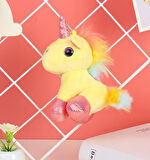 İthal Kumaş Sevimli Camgöz Boynuzlu Pegasus Unicorn Figür Peluş Oyuncak Oyun & Uyku Arkadaşı 28 cm.