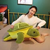 İthal Kumaş Caretta Caretta Deniz Kaplumbağası Peluş Oyuncak Minder Yastık Uyku Arkadaşı Jumbo Boy