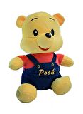 İthal Kumaş Winnie The Pooh Ayı Winnie Ayı Vini Figür Peluş Oyuncak Oyun & Uyku Arkadaşı 30 cm. Mavi