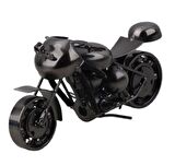 Nostaljik Retro El Yapımı Metal Motosiklet Modeli Dekoratif Biblo Vitrin Süsü Ev Yeni Yıl Hediyesi 2