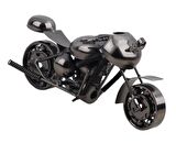 Nostaljik Retro El Yapımı Metal Motosiklet Modeli Dekoratif Biblo Vitrin Süsü Ev Yeni Yıl Hediyesi 2