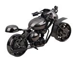 Nostaljik Retro El Yapımı Metal Motosiklet Modeli Dekoratif Biblo Vitrin Süsü Ev Yeni Yıl Hediyesi 2