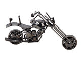 Nostaljik Retro El Yapımı Metal Motosiklet Modeli Dekoratif Biblo Vitrin Süsü Ev Yeni Yıl Hediyesi 3