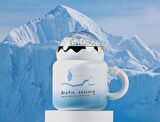 Buzullar Tasarımlı Seramik Kapaklı Sıcak Tutan Kupa Bardak Fincan Mug Mini Motivasyon Termos 400 ml.