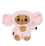 İthal Kumaş Sesli Müzikli Sevimli Maymun Cheburashka Figür Peluş Oyuncak Uyku & Oyun Arkadaşı 23 cm.
