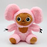 İthal Kumaş Sesli Müzikli Sevimli Maymun Cheburashka Figür Peluş Oyuncak Uyku & Oyun Arkadaşı 23 cm.