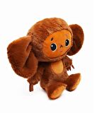 İthal Kumaş Sesli Müzikli Sevimli Maymun Cheburashka Çeburaşka Figür Peluş Oyuncak Uyku & Oyun Arkadaşı 36 cm.