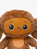 İthal Kumaş Sesli Müzikli Sevimli Maymun Cheburashka Çeburaşka Figür Peluş Oyuncak Uyku & Oyun Arkadaşı 36 cm.