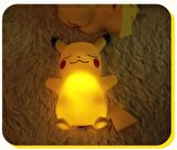 Pokemon Pikachu LED Işıklı Karakter Mod Gece Lambası Çocuk Odası Süsü Doğum Günü Hediyesi 1105