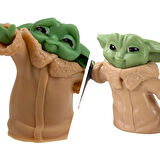 Star Wars Mandalorian Baby Yoda Grogu Bebek Yoda Aksiyon Figür Oyuncak Seti 3 Yoda Figürü Bir Arada Set A