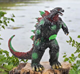 Gerçekçi Görünümlü Özel Dokulu Godzilla vs. Kong Giant Godzilla Ejderha Figür Oyuncak 35 cm. Model A