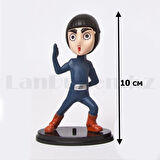 Naruto Shippuden Anime Figür Karakter Rock Lee Naruto Uzumaki Gaara 3’lü Oyuncak Seti 