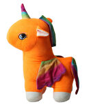 İthal Kumaş Gökkuşağı Kanatlı Unicorn Pegasus At Figür Peluş Oyuncak Uyku & Oyun Arkadaşı Büyük Boy