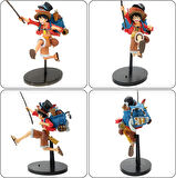 Kaptan Monkey D. Luffy Anime Manga Karakter Figür Oyuncak Koleksiyonluk Dekoratif Biblo 20 cm.