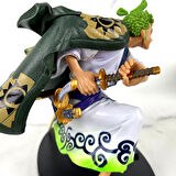One Piece Anime Roronao Zoro Kimonolu Karakter Figür Oyuncak Koleksiyonluk Dekoratif Biblo 16 cm.